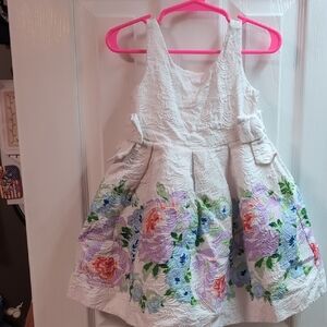 Janie and Jack White Floral Kids Dress
